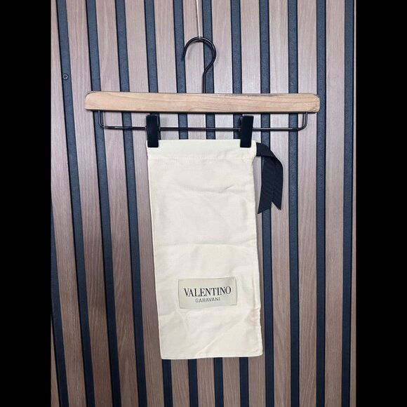 Valentino Dust Bag 6.5" x 14.5" Ivory Garavani Belt Storage Canvas Designer - Picture 1 of 8